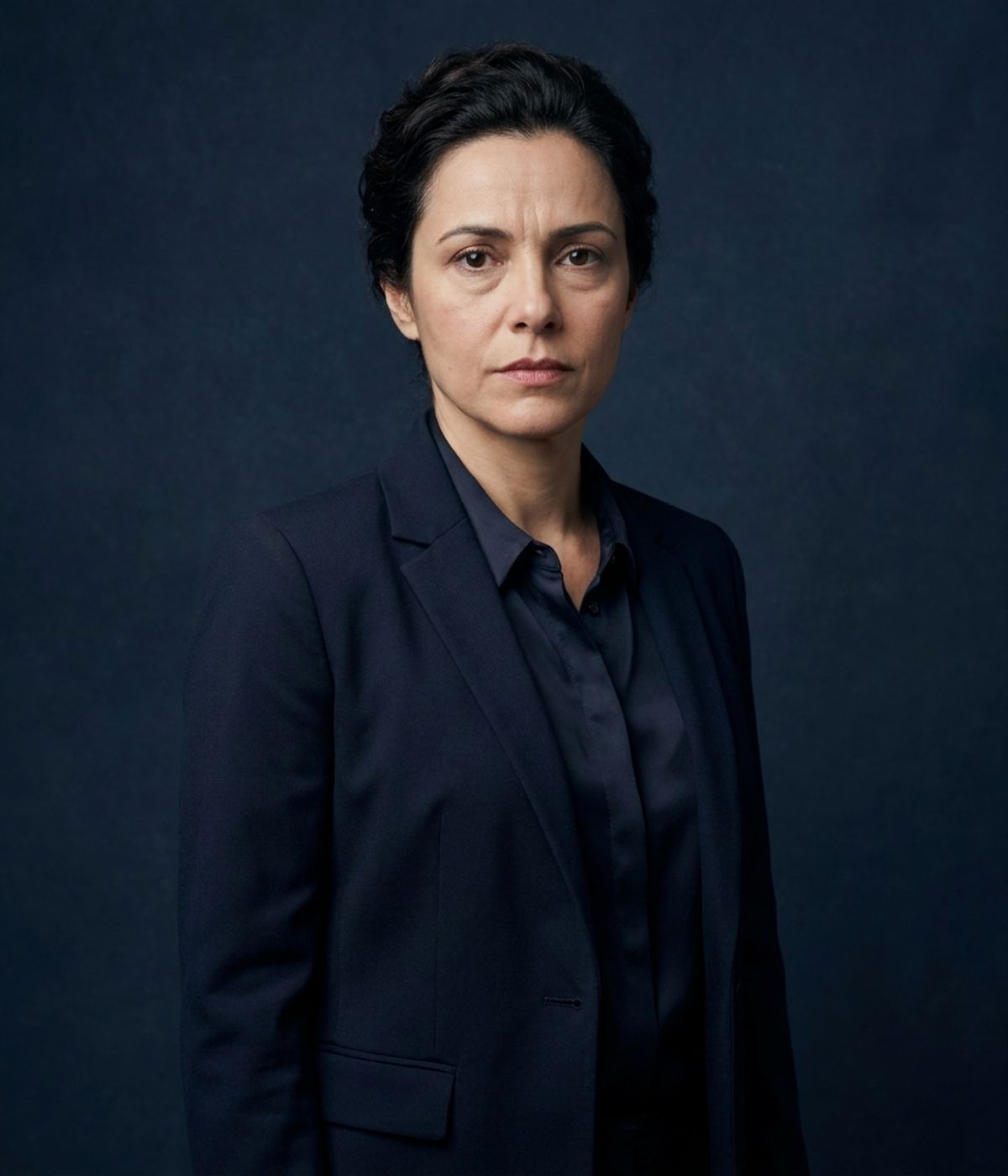 Mulher executiva brasileira, olhar de autoridade